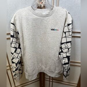 VANS MOCA Limited Edition Crewneck Pullover Sweater - Women’s Size Small - EUC
